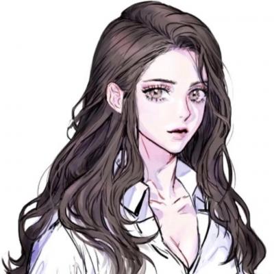 24张简约气质女生手绘头像 适合当微信头像的个性手绘图