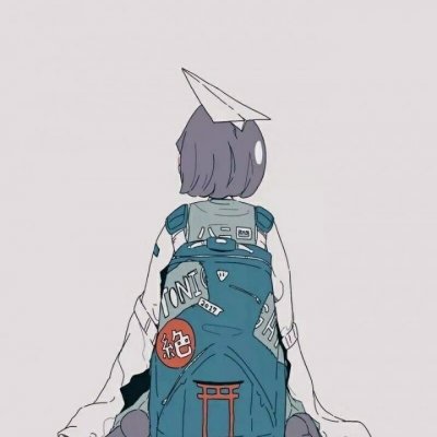 9张高清好看的动漫少女背影头像 女生头像合集