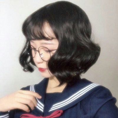 36张无水印高清短发女生头像合集