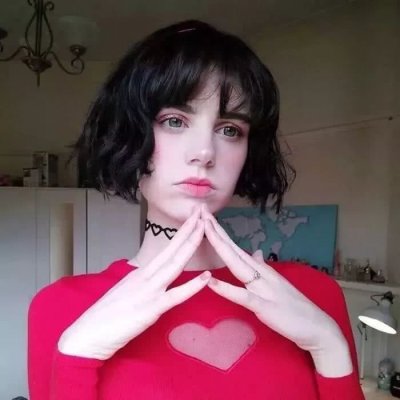 11张高清高冷侧脸短发女生头像 氛围感拉满