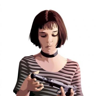 24张简约气质款女生手绘头像 适配微信头像高清素材