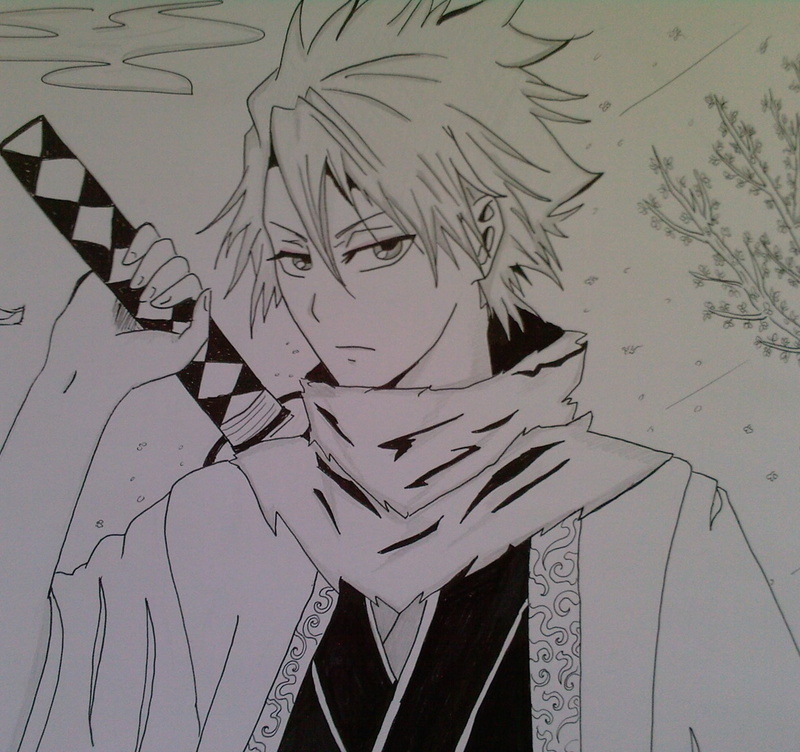 《死神》日番谷冬狮郎同人绘图 720P高清壁纸合集