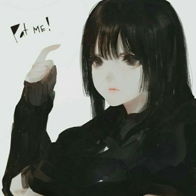 黑化漂亮少女动漫头像 34张高清二次元黑化女生头像合集