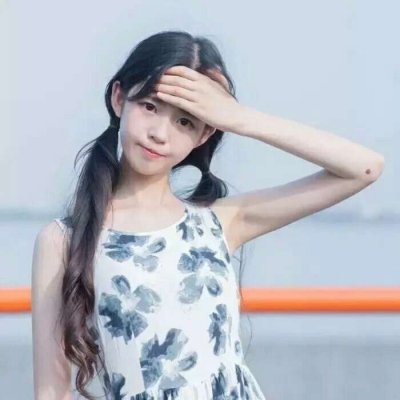 20张高清蓝色小清新女生头像 氛围感拉满