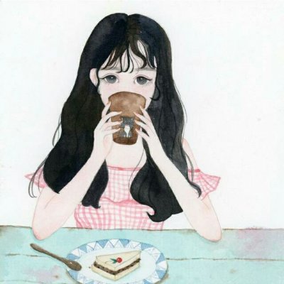 10款温柔淑女风手绘卡通女生头像 适合当微信头像的高清图