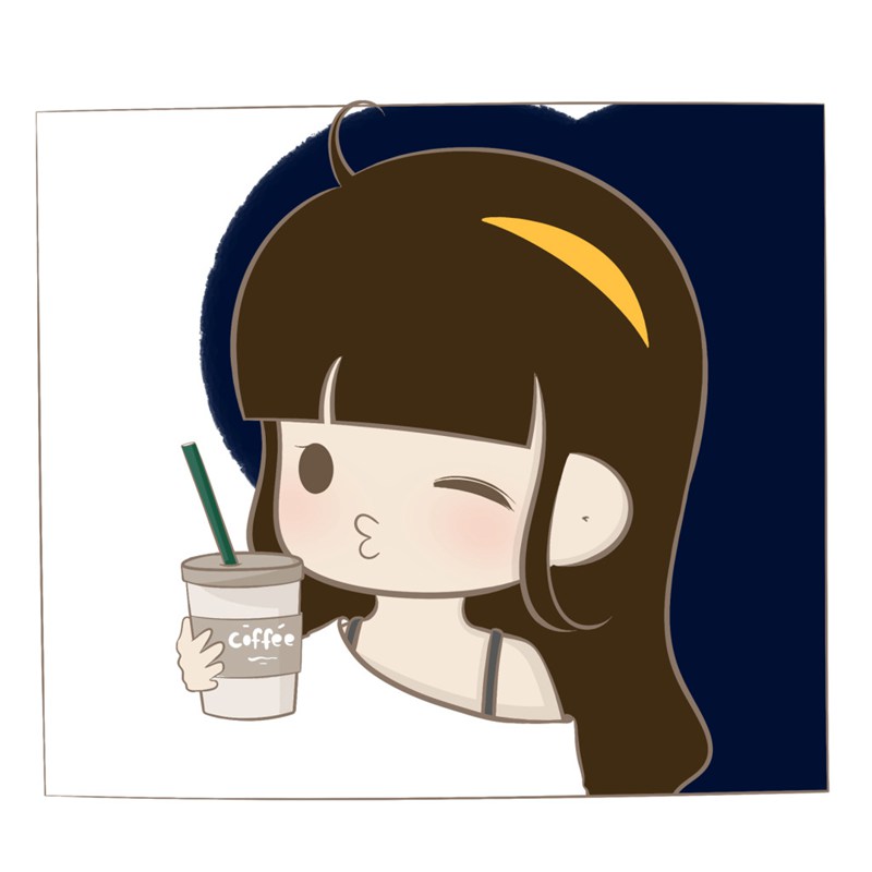 8张高清可爱女孩漫画头像 女生头像专属合集