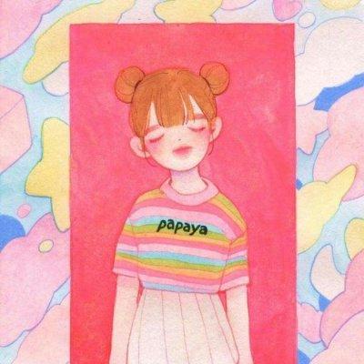 8张高清动漫少女微信头像 漫画女生头像合集