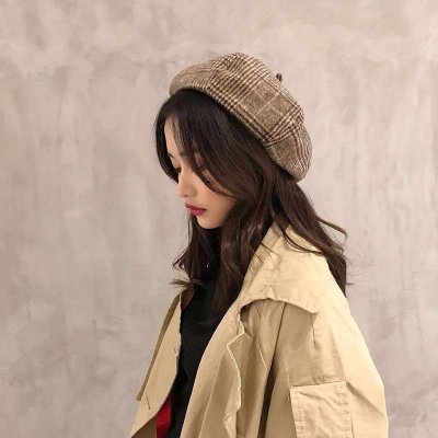 22张女生帽子控微信头像 高清又时尚