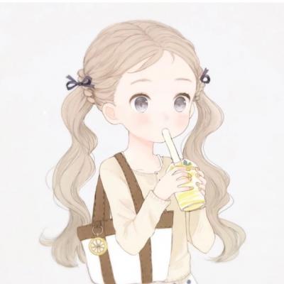 19张清新文艺手绘女孩头像 高清好看又适合当头像