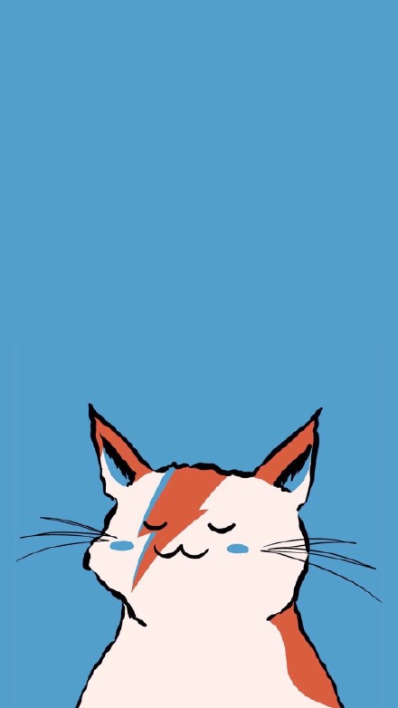软萌治愈！这套猫咪插画壁纸太适合当手机背景了