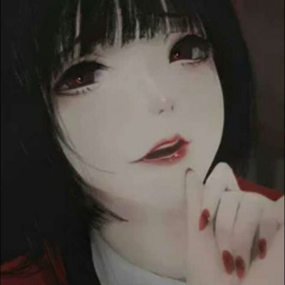 21张高清暗黑系二次元女生头像 氛围感拉满