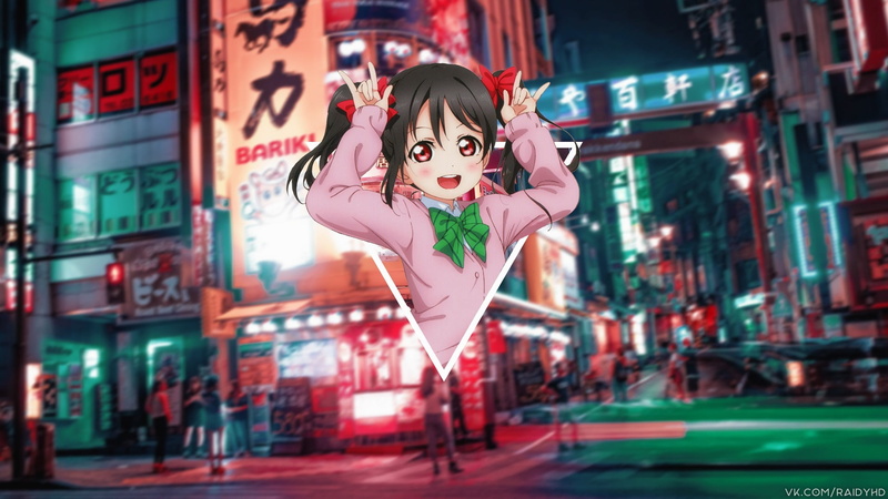 对着镜头的街头女生壁纸合集