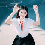 单张干净清澈的清纯女生头像分享