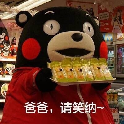 父亲节专属熊本熊表情包来啦！“父亲大人节日快乐”一键发送