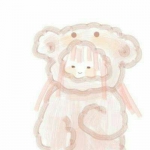 超萌可爱女生卡通头像合集 24张高清无水印