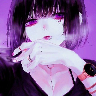 21张高清暗黑系二次元女生头像 氛围感拉满