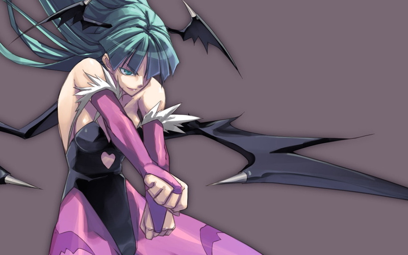 莫莉卡·安斯兰特高清壁纸来了！经典游戏动漫角色壁纸合集