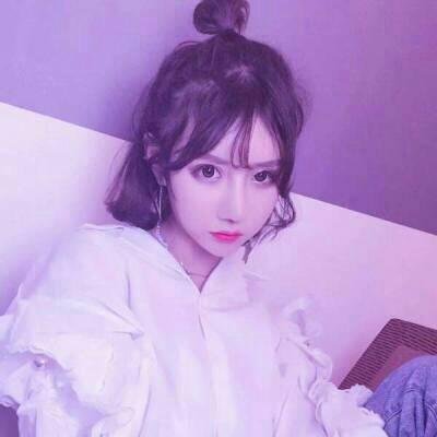 36张高清紫色真人女生头像 氛围感拉满的唯美梦幻款