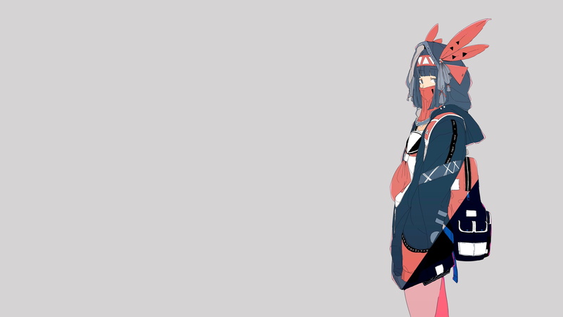 街头潮搭二次元少女壁纸