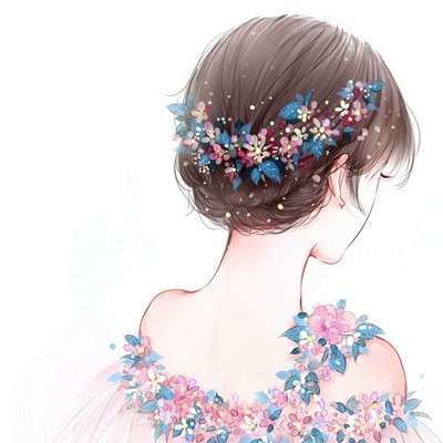 # 8张高清好看的简约风动漫小女生头像