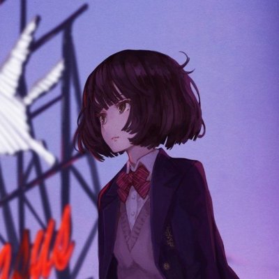 15张高清清新校园风动漫女生头像合集