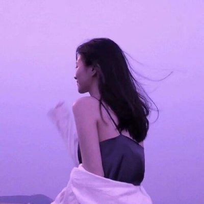 13张超好看的紫色系女生头像合集
