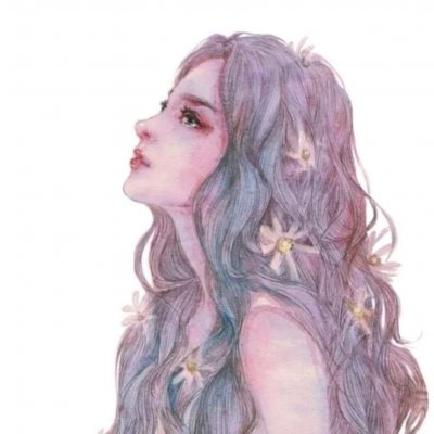 18张超绝！女生简约风手绘头像合集