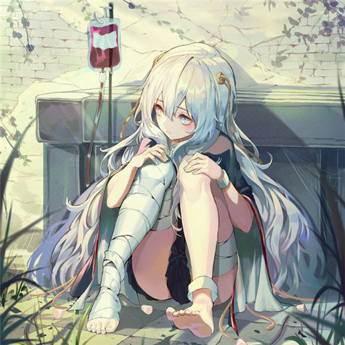 15款不同坐姿的动漫女生头像 含M坐鸭子坐等经典姿势