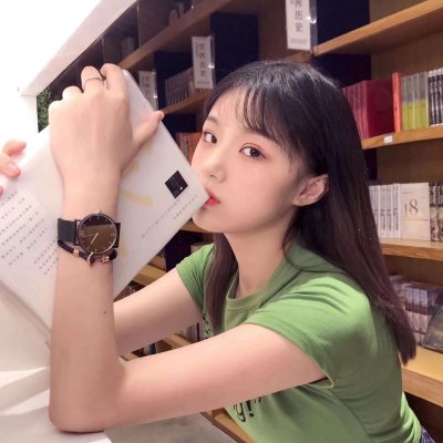 36张高清绿色系女生头像 个性又好看