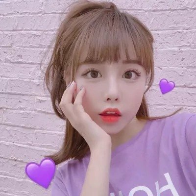 16张高清紫色系清纯女生头像 氛围感拉满