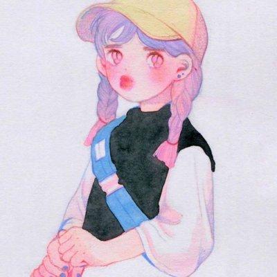 8张高清动漫少女微信头像 漫画女生头像合集