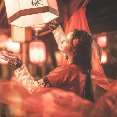 28张古风闺蜜头像！一左一右高清又好看