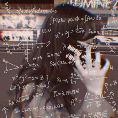 带数学公式的女生背影头像合集 24张高清星座款来了