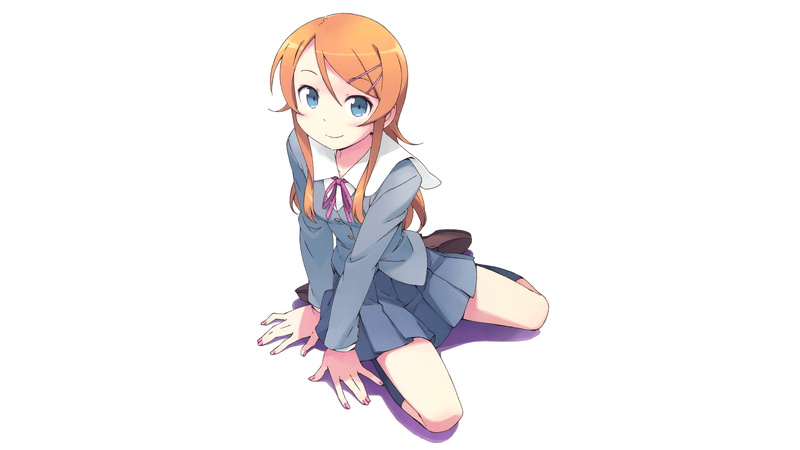 穿和服撑伞的长发动漫少女壁纸