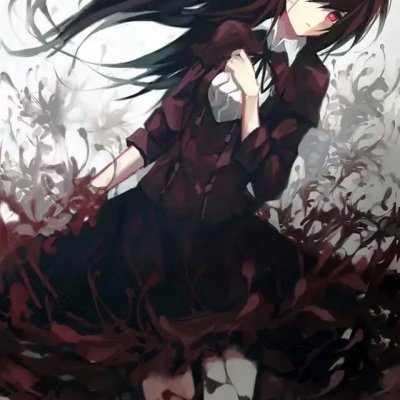 暗黑系二次元病态女生头像 21张高清恐怖风格图合集