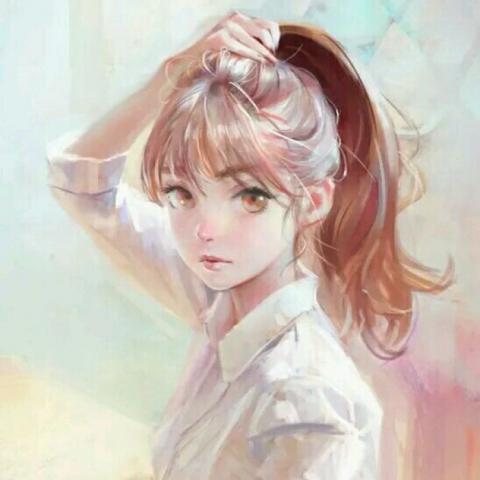 24张高清手绘款！超酷动漫女生头像合集