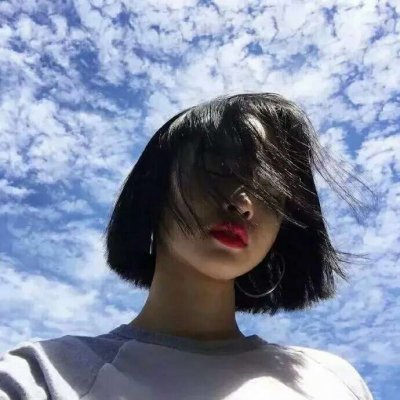 20张高清蓝色小清新女生头像 氛围感拉满