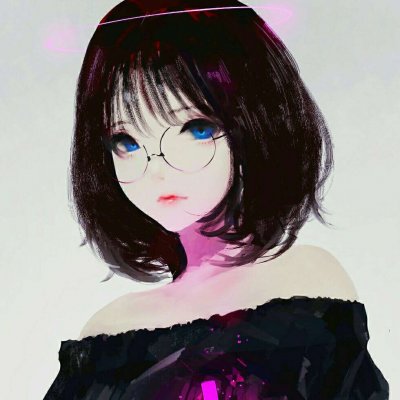 30张高冷霸气黑衣小恶魔动漫女头 高清女生头像合集