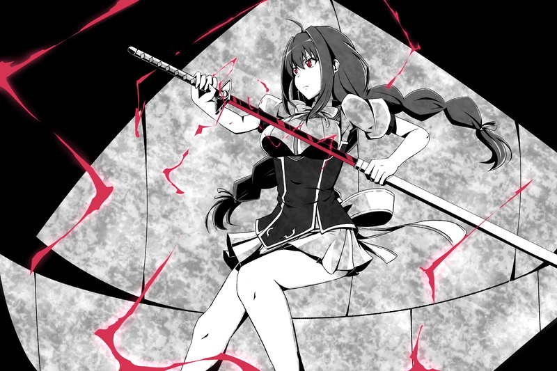 《落第骑士英雄谭》看板娘壁纸 透明背景静物摆拍