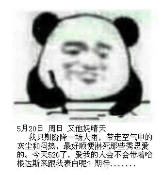 520单身狗整活！熊猫头写日记吐槽记仇表情包火了