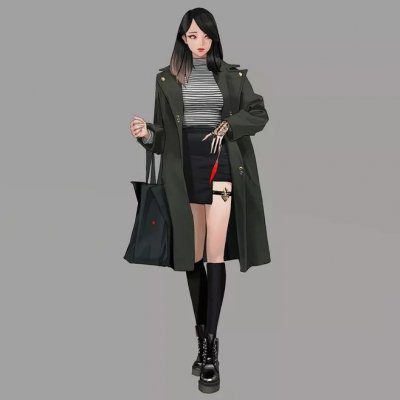 23张高清冷酷霸气动漫女生头像 氛围感拉满