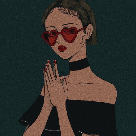 超拽霸气叛逆少女漫画头像合集 共9张高清图