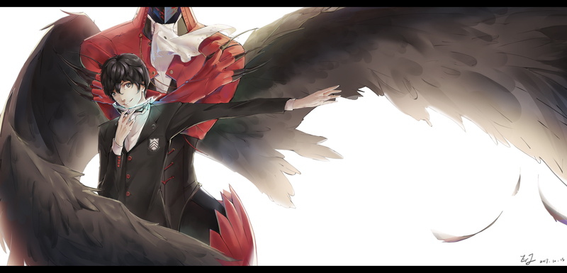 《女神异闻录5 动画版》主角高清壁纸 5K画质