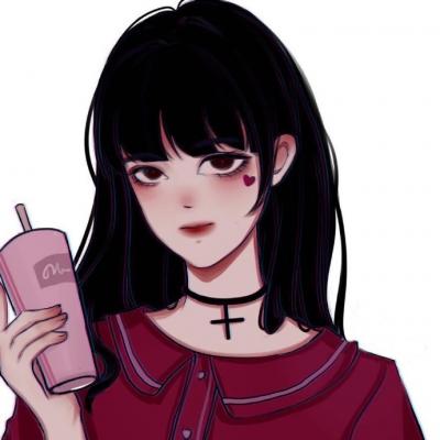 24张简约气质款女生手绘头像 适配微信头像高清素材