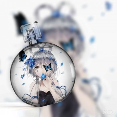 带蝴蝶的动漫女生头像合集 12张高清唯美头像分享