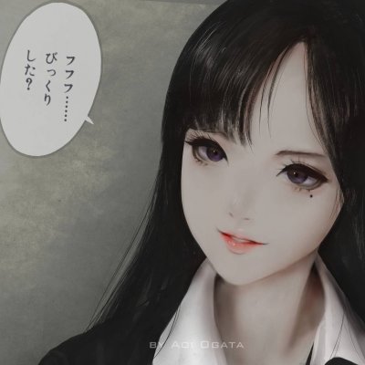 12张高清黑暗系女生动漫头像 氛围感拉满