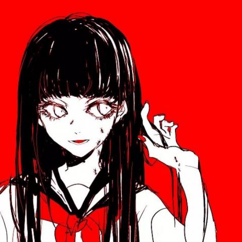 12张暗黑丧系诡异女生动漫头像 高清氛围感拉满