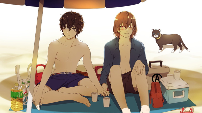 这组壁纸太绝了！《女神异闻录5》主角团高清美图合集