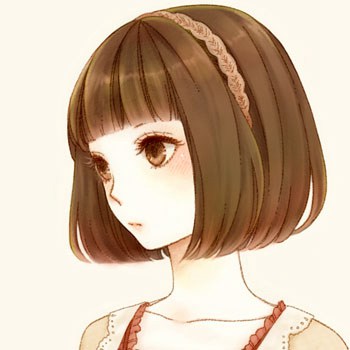 9张高清小清新女生动漫头像 软乎乎的治愈感拉满