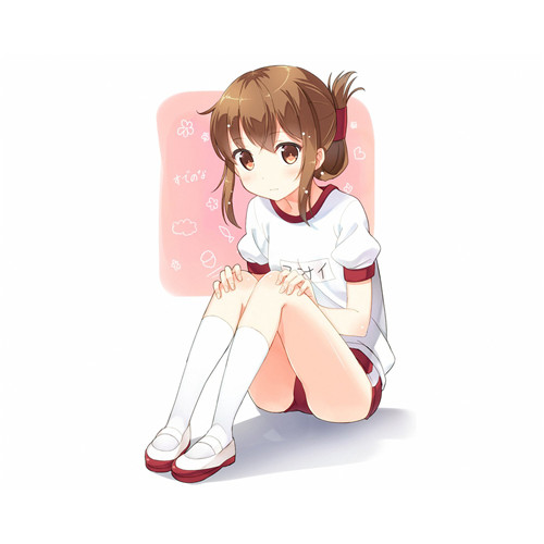 15款不同坐姿的动漫女生头像 含M坐鸭子坐等经典姿势